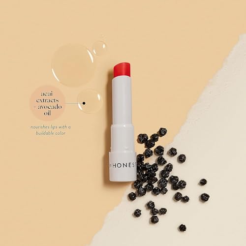 Honest Beauty Tinted Lip Balm | Antioxidant-rich Acai Extracts + Avocado Oil | EWG Certified, Vegan, Cruelty Free | Summer Melon - Morena Vogue