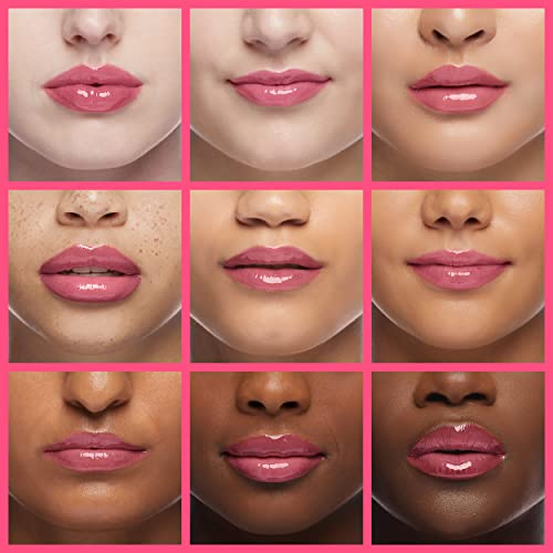 Hydrating Lip Glow Oil, Lip Oil Gloss Transparent Toot Tinted Nourishing Long Lasting Repairing Lightening Lip Lines (RASPBERRY) 0.2 OZ - Morena Vogue