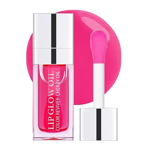 Hydrating Lip Glow Oil, Plumping Lip Oil, Tinted Lip Balm Lip Care, Transparent Toot Lip Oil, Moisturizing Lip Gloss, Non-Sticky Long Lasting Lip Oil Gloss, Lip Plumper Gloss - Morena Vogue