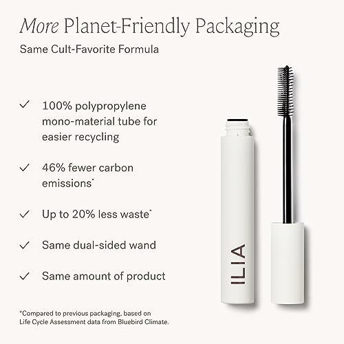 ILIA - Limitless Lash Mascara | Non-Toxic, Cruelty-Free, Lightweight & Nourishing, Flake + Smudge-Resistant, Clean Mascara, Ophthalmologist-Tested, Safe For Sensitive Eyes - Morena Vogue