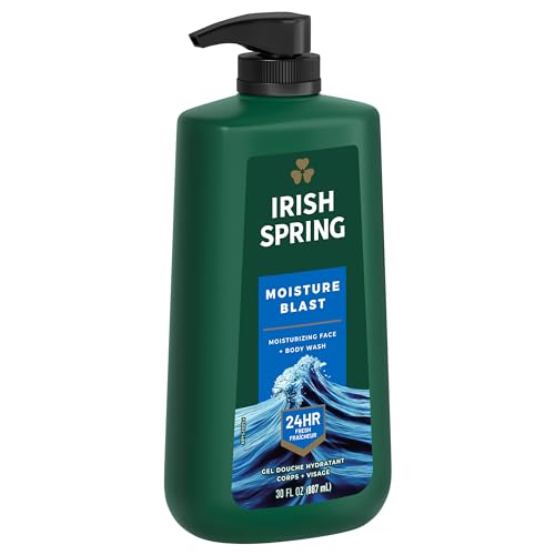 Irish Spring Moisture Blast Body Wash, 30 Oz Pump - Morena Vogue