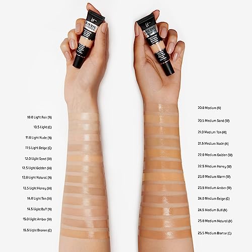 IT Cosmetics Bye Bye Under Eye Full Coverage Anti-Aging Concealer for Dark Circles - 13.0 Light Natural, 0.11 fl oz - Morena Vogue