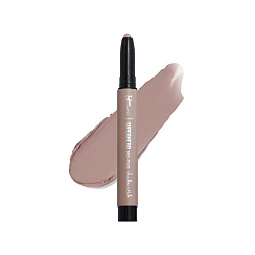 IT Cosmetics Superhero No-Tug Waterproof Eyeshadow Stick - Longwear Blendable Cream with Built-In Primer Suitable for Sensitive Eyes 0.05 oz - Morena Vogue