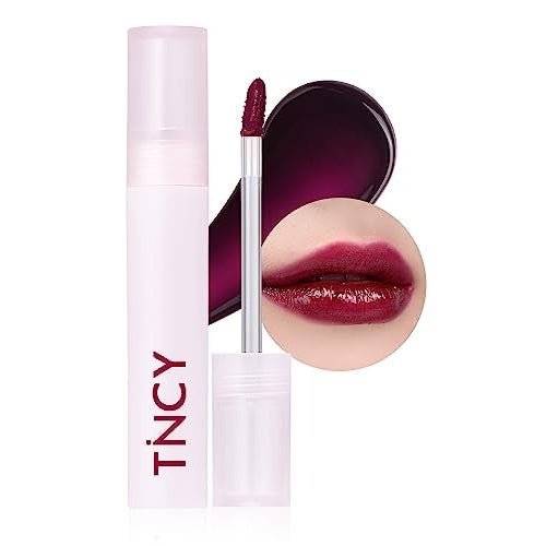 It'S SKIN Tincy All Daily Tattoo Long-Lasting Lip Stain Tint 4g (08 Burgundy Balm) - Non-Transfer | Smooth Satin Finish, Rich Pigmentation | Moisturizing, Comfortable Vivid Color for Lasting All-Day - Morena Vogue