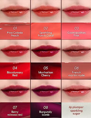 It'S SKIN Tincy All Daily Tattoo Long-Lasting Lip Stain Tint 4g (08 Burgundy Balm) - Non-Transfer | Smooth Satin Finish, Rich Pigmentation | Moisturizing, Comfortable Vivid Color for Lasting All-Day - Morena Vogue