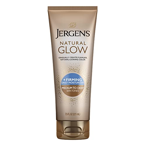 Jergens Natural Glow + Firming Daily Moisturizer Medium to Tan Skin Tones 7.5oz - Morena Vogue