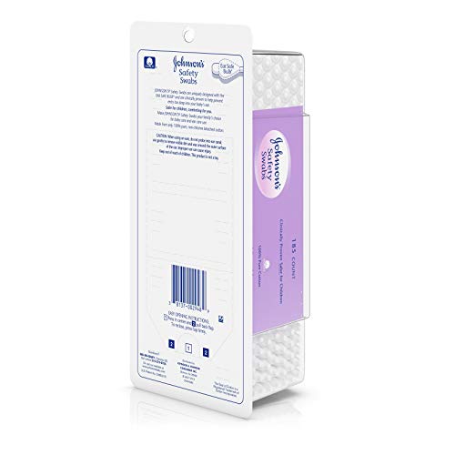 Johnson's Baby Safety Swabs 185 Each - Morena Vogue