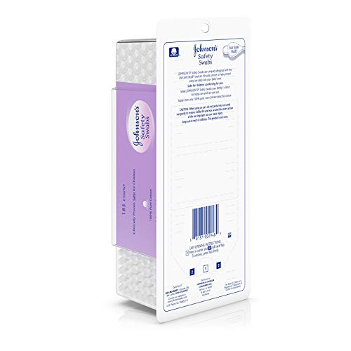 Johnson's Baby Safety Swabs 185 Each - Morena Vogue