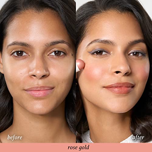 Julep Skip The Brush Cream to Powder Blush Stick - Rose Gold - Blendable and Buildable Color - 2-in-1 Blush and Lip Makeup Stick - Morena Vogue