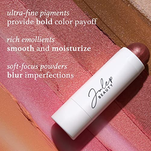 Julep Skip The Brush Cream to Powder Blush Stick - Rose Gold - Blendable and Buildable Color - 2-in-1 Blush and Lip Makeup Stick - Morena Vogue