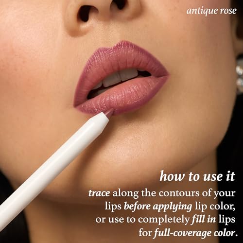 Julep With a Trace Retractable Creamy Long-Lasting Lip Liner, Antique Rose - Morena Vogue