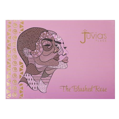 Juvia's Place - The Blushed Rose - Rosy, Pinks, Rose-Gold, Shades of 6, Eyeshadow Palette, Professional Eye Makeup, Pigmented Eyeshadow Palette, Makeup Palette - Morena Vogue