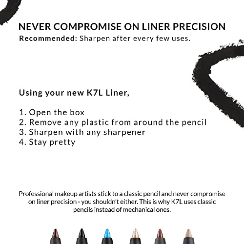 K7L Cream Eyeliner Waterline - Waterproof, Smudge-Proof, Precise Cosmetics - Morena Vogue