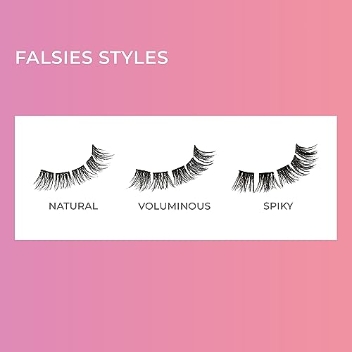 KISS imPRESS Falsies False Eyelashes, Lash Clusters, Natural', 12 mm, Includes 20 Clusters, 1 applicator, Contact Lens Friendly, Easy to Apply, Reusable Strip Lashes - Morena Vogue