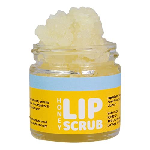 Kobeesco Lip Scrub, Chapped Lips, Smooth Lips, Lip Scrub (Honey) - Morena Vogue