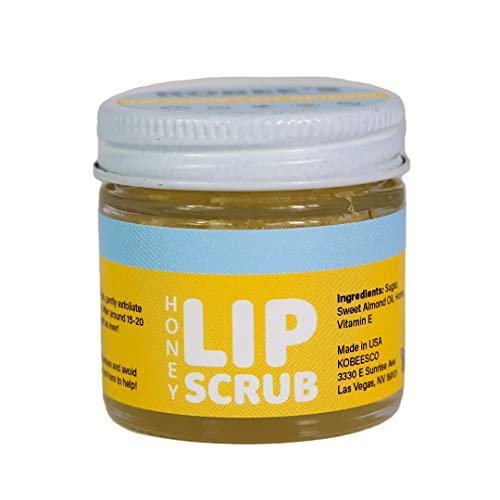 Kobeesco Lip Scrub, Chapped Lips, Smooth Lips, Lip Scrub (Honey) - Morena Vogue