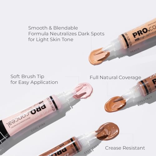 L.A. Girl Pro Conceal HD Concealer, Peach Corrector, 0.28 Ounce - Morena Vogue