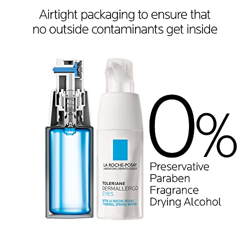 La Roche-Posay Toleriane Dermallergo Eye Cream Soothing Repair Moisturizer, Soothes and Comforts Sensitive Skin, Allergy Tested, Fragrance Free, Alcohol Free, Formerly Toleriane Ultra Eyes - Morena Vogue