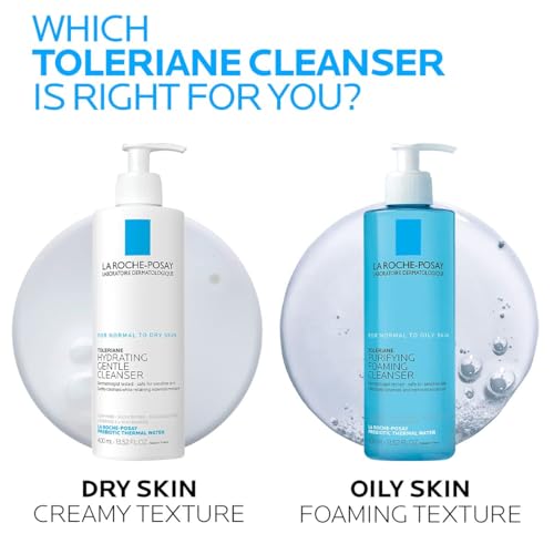 La Roche-Posay Toleriane Purifying Foaming Facial Cleanser, Oil Free Face Wash for Oily Skin and for Sensitive Skin with Niacinamide, Pore Cleanser Won’t Dry Out Skin, Unscented - Morena Vogue