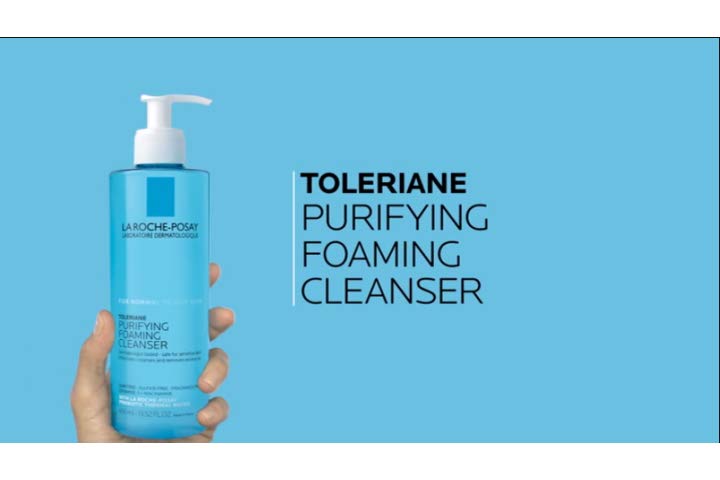 La Roche-Posay Toleriane Purifying Foaming Facial Cleanser, Oil Free Face Wash for Oily Skin and for Sensitive Skin with Niacinamide, Pore Cleanser Won’t Dry Out Skin, Unscented - Morena Vogue