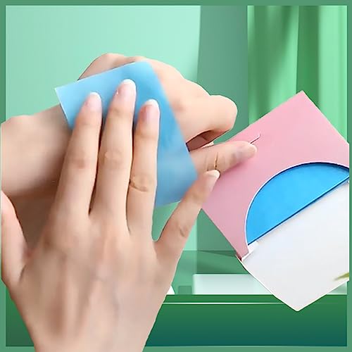 LAIYOHO 8 Packs of Portable Oil Blotting Sheets Extractable Makeup Facial Oil Blotting Sheets - Morena Vogue