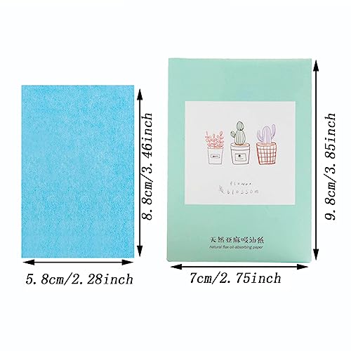 LAIYOHO 8 Packs of Portable Oil Blotting Sheets Extractable Makeup Facial Oil Blotting Sheets - Morena Vogue