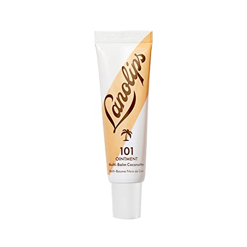 Lanolips 101 Ointment Multi-Balm, Coconutter - Fruity Lip Balm with Vitamin E Oil and Lanolin for Lip Hydration - Naturally Flavored Lanolin Lip Balm for Very Dry Lips - Dermatologist Tested (.35 oz) - Morena Vogue