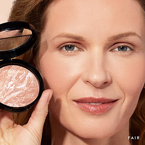 LAURA GELLER NEW YORK Baked Bronze-N-Brighten Bronzer Powder - Fair - Natural Bronze Glow - Morena Vogue