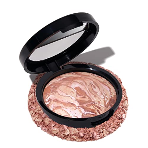 LAURA GELLER NEW YORK Baked Bronze-N-Brighten Bronzer Powder - Fair - Natural Bronze Glow - Morena Vogue