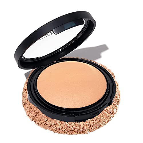 LAURA GELLER NEW YORK Baked Double Take Powder Foundation - Medium - Buildable Medium to Full Coverage - Matte Finish - Morena Vogue