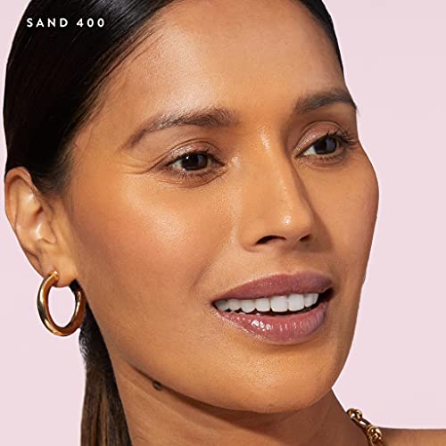 LAURA GELLER NEW YORK Better Than Bare Tinted Moisturizer - Sand 400 - Broad Spectrum SPF 50 - Buildable Light to Medium Coverage - Satin Finish - Morena Vogue