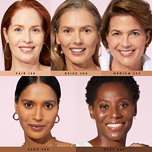 LAURA GELLER NEW YORK Better Than Bare Tinted Moisturizer - Sand 400 - Broad Spectrum SPF 50 - Buildable Light to Medium Coverage - Satin Finish - Morena Vogue