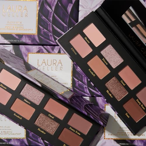 LAURA GELLER NEW YORK Blend Away Rosy & Rustic 8 Multi-Finish Eyeshadows - Morena Vogue