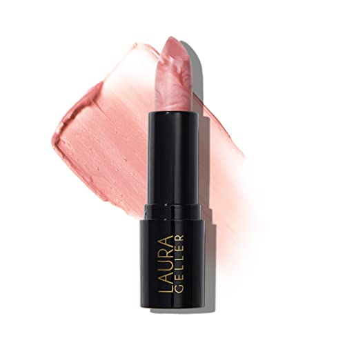 LAURA GELLER NEW YORK Italian Marble Sheer Lipstick - Berry Vanilla - Hydrating & Lightweight - Vitamin E & Caster Seed Oil - Cream Finish - Morena Vogue