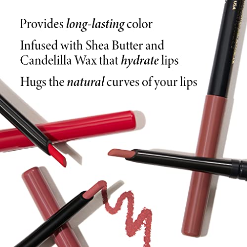 LAURA GELLER NEW YORK Modern Classic Lip Liner, Luxurious Creamy Long Lasting Lip Liner, Prevents Feathering and Fading, Major Mauve - Morena Vogue