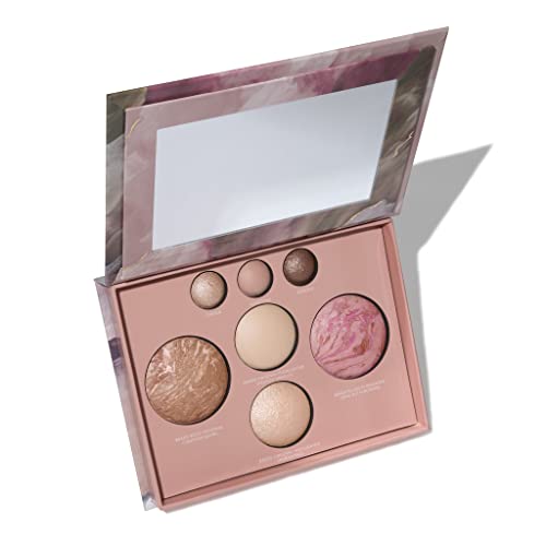 LAURA GELLER NEW YORK The Best of the Best Baked Palette - Full Size - Includes Bronzer, Blush, 2 Highlighters and 3 Eyeshadows - Travel-Friendly - Morena Vogue