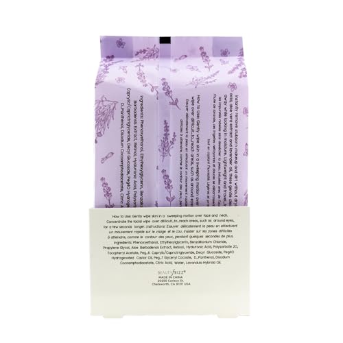 Lavender Face Cleansing Wipes - 120 pcs - Gentle Makeup Remover Wipes for Face and Neck - Facial Wipes with Aloe, Retinol, Castor and Vitamin E - Enjoy these Lavender Face Wipes - Morena Vogue