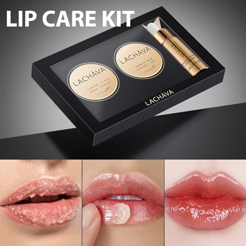 Lip Care Kit, Lip Scrub, Lip Sleeping Mask and Lip Soothing Primer Oil Hydrating Nourishing Lips Care Set Keep Lip Hydrated Repair Lip Liner and Crack Daily Lip Care Essential Lip Makeup - Morena Vogue