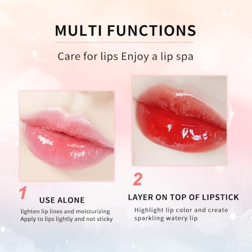 Lip Tint Stain, Lip Glosses, Moisturizing Lip Stain, Lip Tint, Skin Tint, Lip-Plumping, Non-sticky, Long Lasting Lip Makeup - Morena Vogue