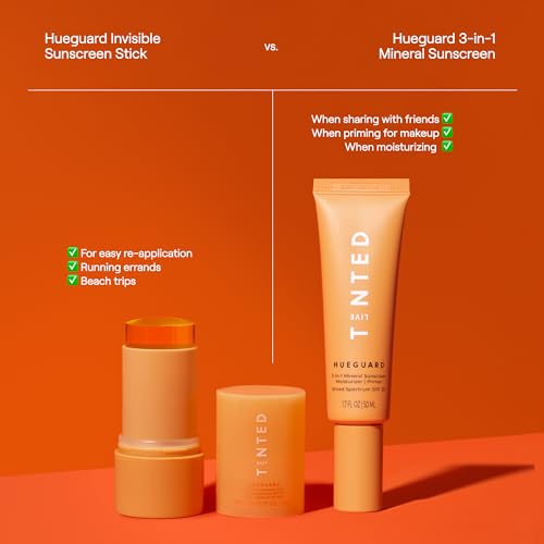 Live Tinted Hueguard® 3-in-1 Mineral Sunscreen, Moisturizer, & Primer for Face and Body - Hydrate and Protect the Skin Year Round - SPF 30 to Protect Against UVA/UVB Rays, 1.7 Fl Oz - Morena Vogue