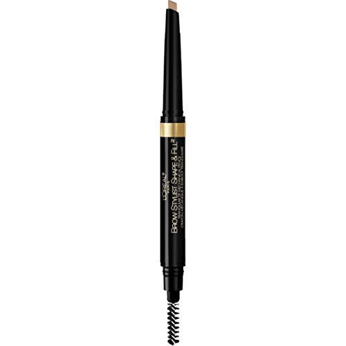 L'Oreal Paris Brow Stylist Shape & Fill Mechanical Eye Brow Makeup Pencil, Blonde, 0.008 oz. - Morena Vogue