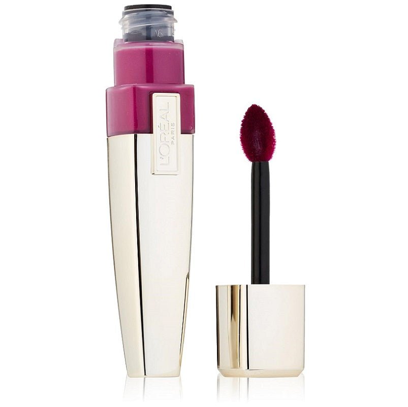 L'Oreal Paris Colour Caresse Wet Shine Lip Stain, Berry Persistent, 0.21 Ounces - Morena Vogue