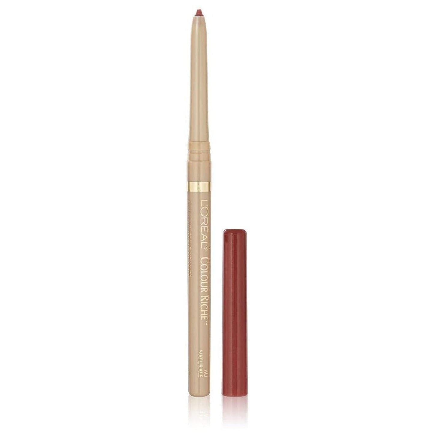 L'Oreal Paris Colour Riche Lip Liner with Omega 3 and Vitamin E, Au Naturale, 0.007 oz. - Morena Vogue