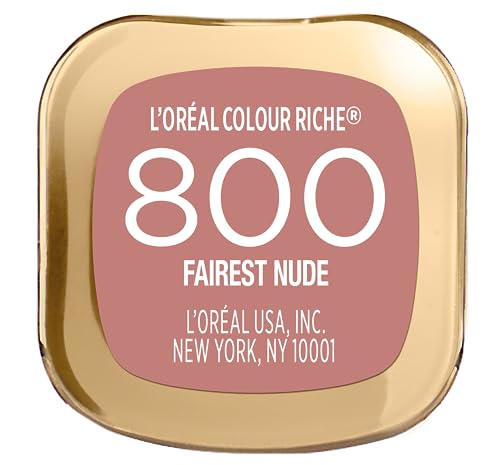 L’Oréal Paris Colour Riche Original Creamy, Hydrating Satin Lipstick with Argan Oil and Vitamin E, Fairest Nude , 1 Count - Morena Vogue