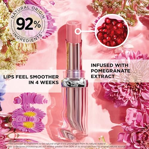 L'Oreal Paris Glow Paradise Hydrating Balm-in-Lipstick with Pomegranate Extract, Blush Fantasy, 0.1 Oz - Morena Vogue