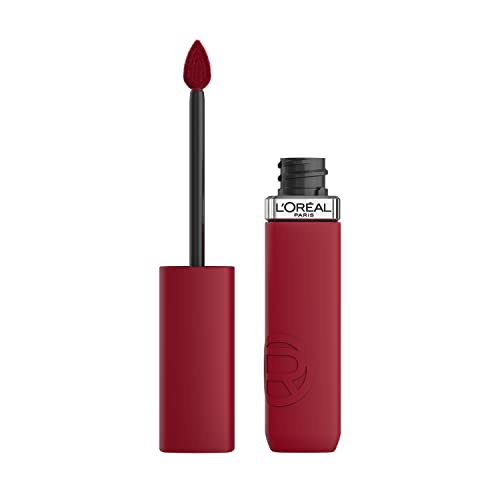 L'Oreal Paris Infallible Matte Resistance Liquid Lipstick, up to 16 Hour Wear, Le Rouge Paris 420, 0.17 Fl Oz - Morena Vogue