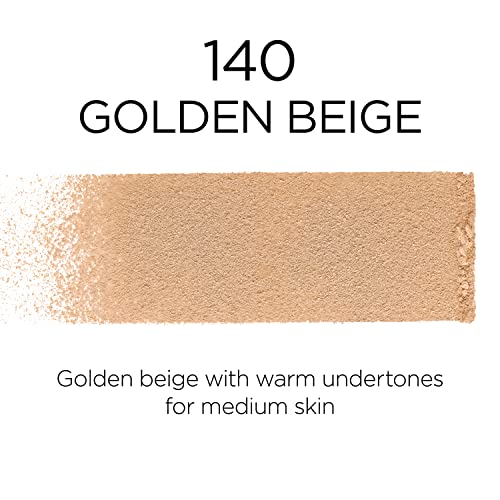 L'Oreal Paris Makeup Infallible Fresh Wear Foundation in a Powder, Up to 24H Wear, Waterproof, Golden Beige, 0.31 oz. - Morena Vogue