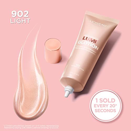 L'Oreal Paris Makeup True Match Lumi Glotion, Natural Glow Enhancer, Illuminator Highlighter Skin Tint, for an All Day Radiant Glow, Light, 1.35 Ounces - Morena Vogue