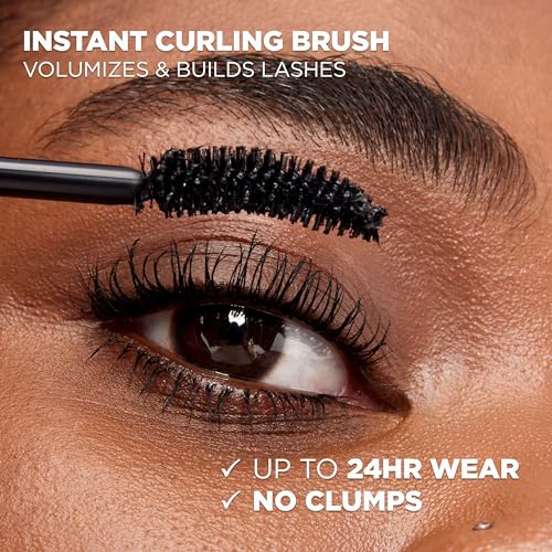 L'Oreal Paris Makeup Voluminous Original Curved Brush Mascara, Black, 0.28 Fl Oz - Morena Vogue