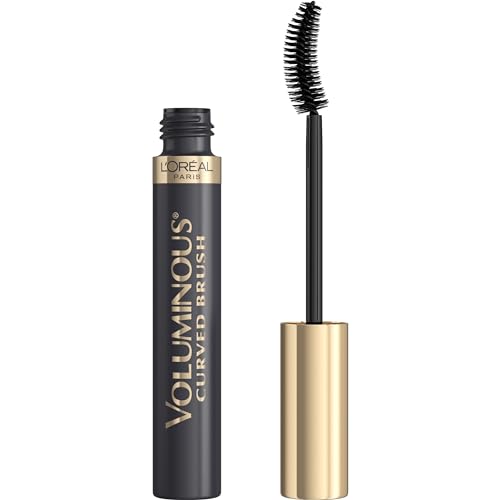 L'Oreal Paris Makeup Voluminous Original Curved Brush Mascara, Black, 0.28 Fl Oz - Morena Vogue